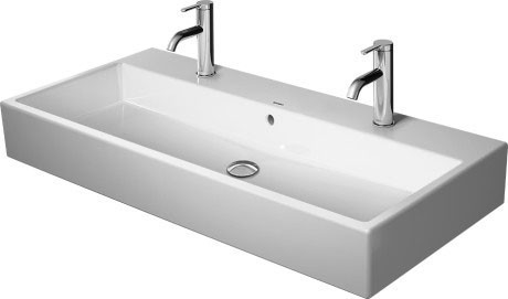 Duravit раковина подвесная air 100х47см, vero air, 2350100024 цвет: белый