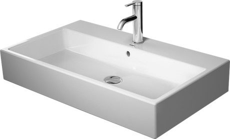 Duravit раковина подвесная air 100х47см, vero air, 2350100024 цвет: белый