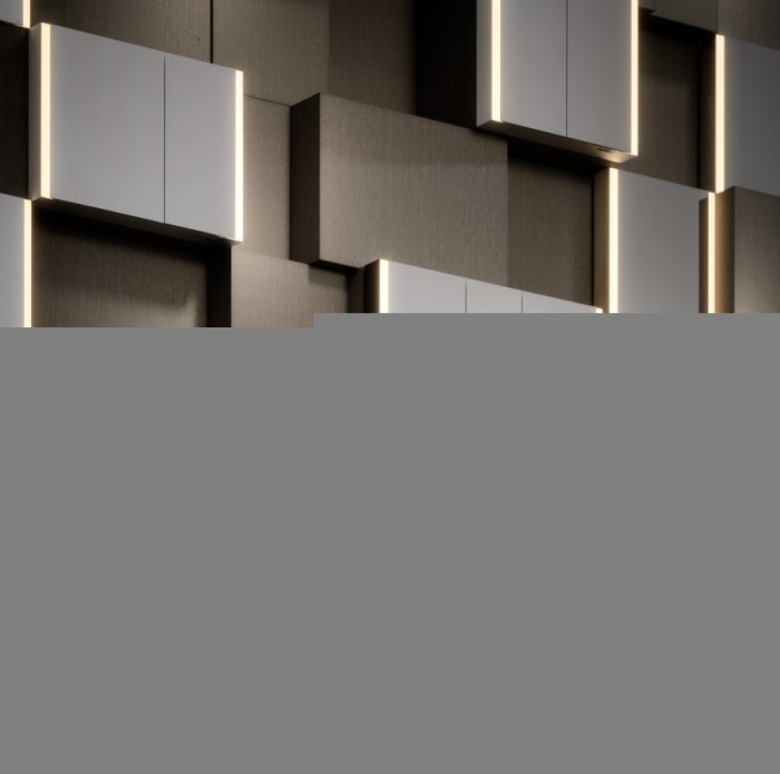 Keuco левый шкаф с подсветкой для встраиваемого монтажа 115 мм х 600 мм х 710 мм, с 1 поворотной дверцей, somaris, черный матовый арт. 14511 371200