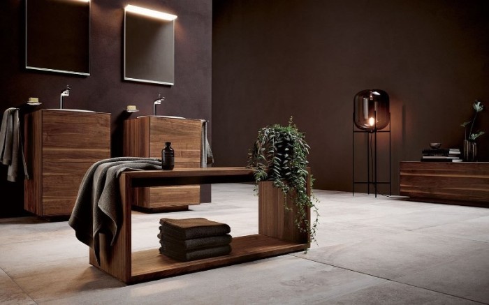 Keuco тумба под умывальник, 1050х650х535 мм отверстие слева 2 ящика фасад и, edition lignatur, арт. 33341 800112