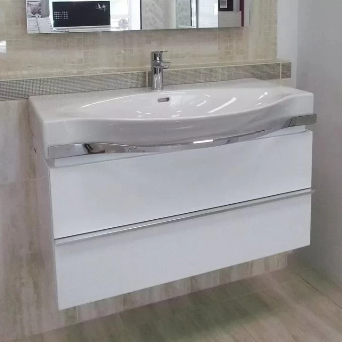 LAUFEN тумба с раковиной, PALACE - 4.0125.1.075.475.1+1270.2