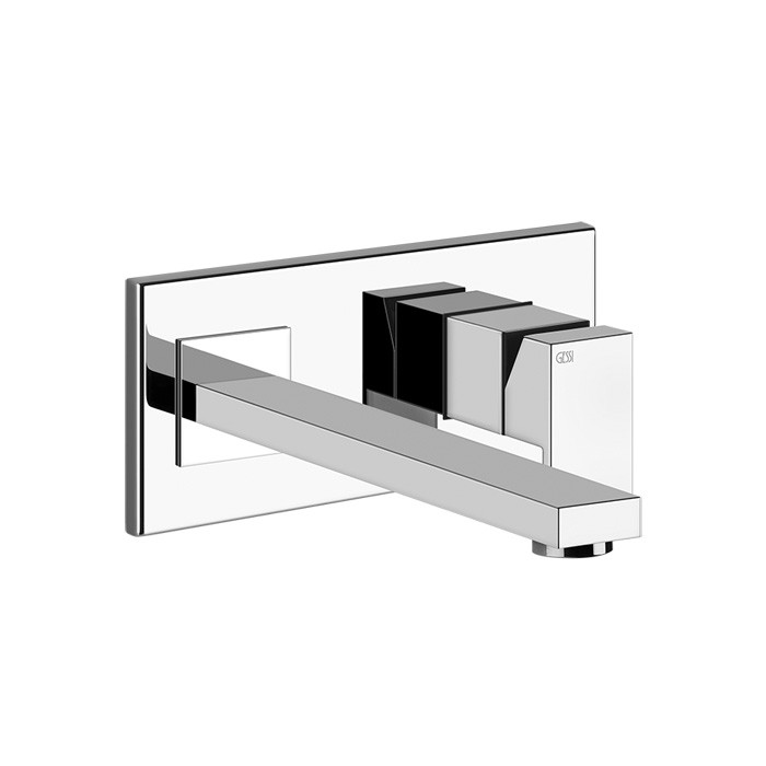 Gessi Встраиваемый однорычажный смеситель, излив 256мм, Rettangolo, 44838#031 цвет: хром