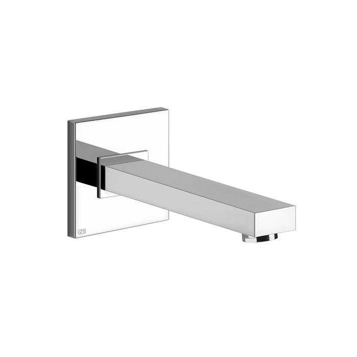 Gessi Настенный излив для ванны, для монтажа с удаленным управлением (не входит в комплект), Rettangolo, 20120#031 цвет: хром