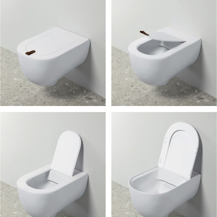 ArtCeram унитаз подвесной, thv001 03 00 the one цвет: черный глянцевый