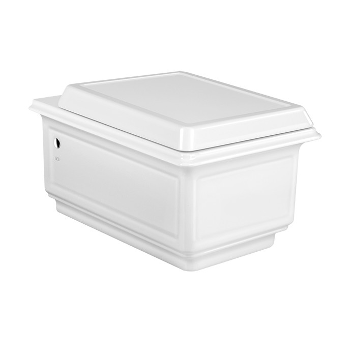 Gessi Унитаз подвесной 39.1х50.8см, в комплекте с сиденьем Soft Close и сифоном, Eleganza, 46753#518 цвет: белый