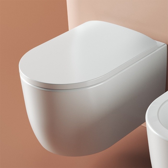 ArtCeram унитаз подвесной, безободковый, mnv001 01 00 monet цвет: белый глянцевый