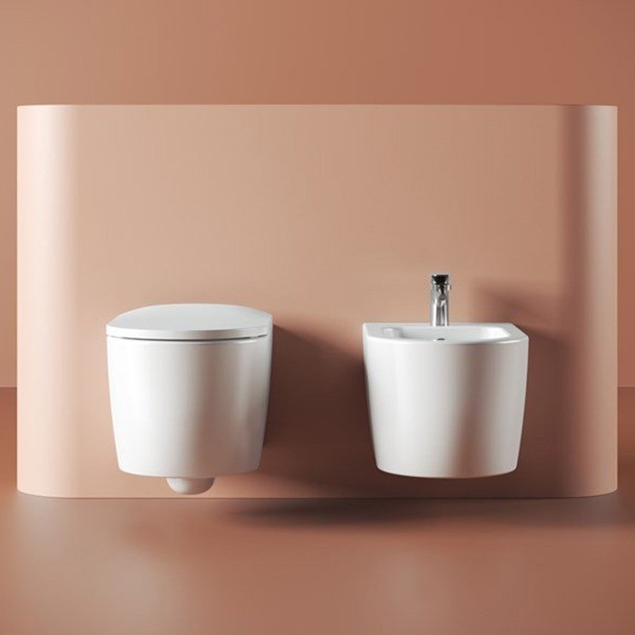 ArtCeram унитаз подвесной, безободковый, mnv001 01 00 monet цвет: белый глянцевый