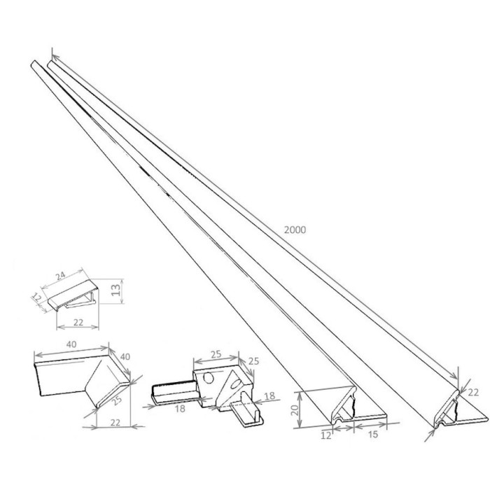 Бордюр для ванны, Excellent, арт. PROF-PVC