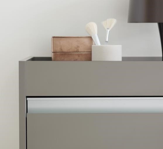 Duravit тумба мобильная левая, с полками, с колёсиками, ketho, kt2530l1818 цвет: gres pietra grey opaco