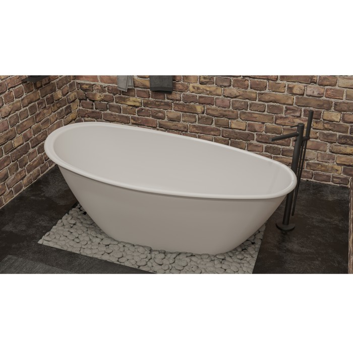 Отдельностоящая ванна b 155x73, Whitecross Spinel, белый мат арт. 0210.155073.200