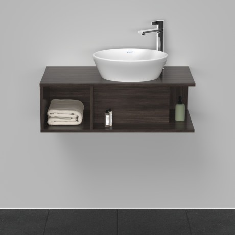 Duravit тумба подвесная под раковину 800 мм х 480 мм, d-neo, de493805353 цвет: каштан темный