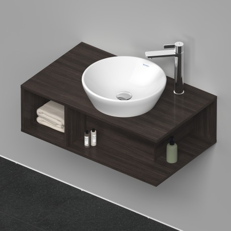 Duravit тумба подвесная под раковину 800 мм х 480 мм, d-neo, de493805353 цвет: каштан темный