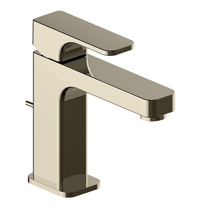 Cisal смеситель для раковины cu0004902f cubic cisal, цвет: никель шлифованный