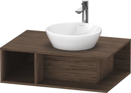 Duravit тумба подвесная 800 x 550 мм, d-neo, de495802121 цвет: орех темный
