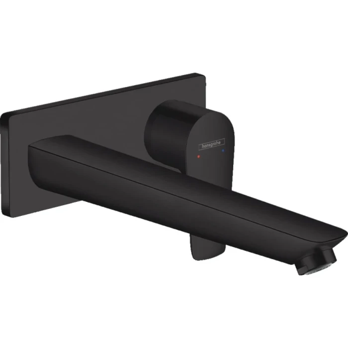 Hansgrohe смеситель для раковины без донного клапана, Talis E, черный арт. 71734670