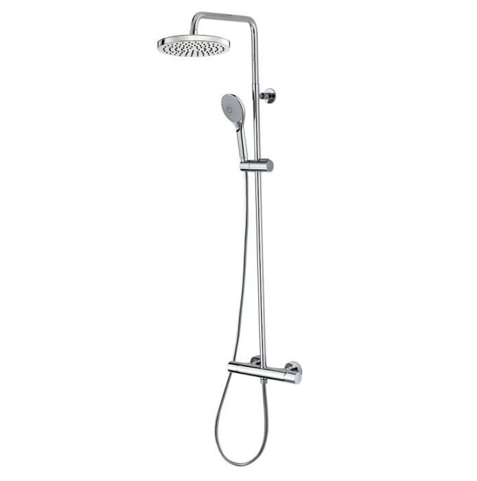 Bossini душевая стойка, elios, хром арт. l10173.030