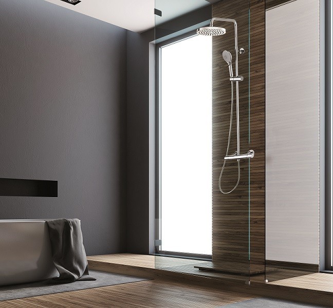 Bossini душевая стойка, elios, хром арт. l10173.030