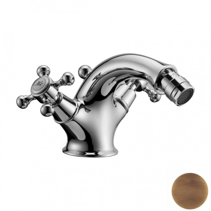 Cisal смеситель для биде, vt00055027 victorian, цвет: aged bronze, old bronze