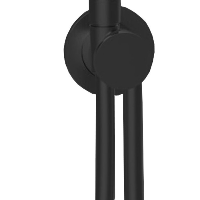 Almar шланговое подсоединение, showers accessories, e192000.mb цвет: черный