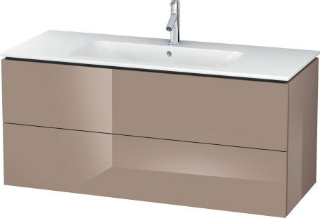 Duravit тумба подвесная под раковину, l-cube, lc624308686 цвет: капучино