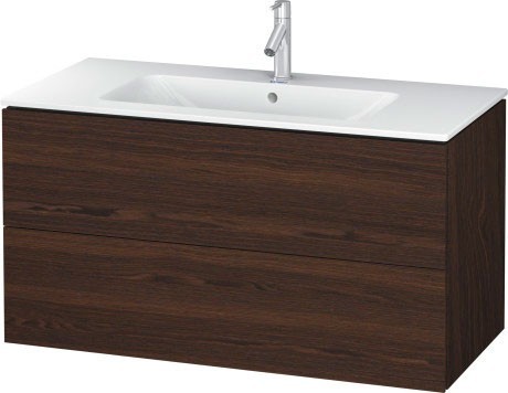 Duravit тумба подвесная под раковину, l-cube, lc 6242 6969 цвет: орех брашированный