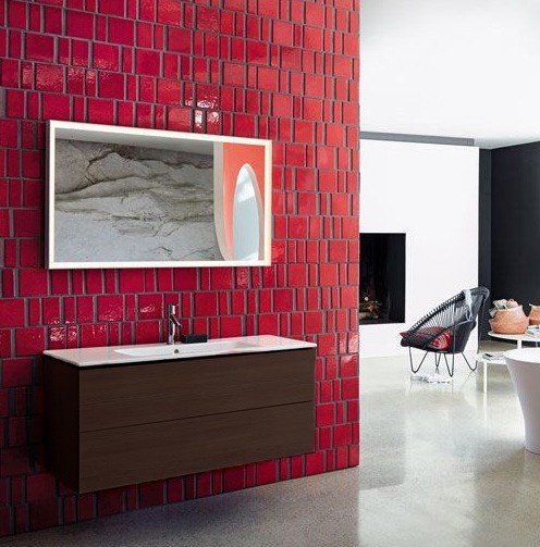Duravit тумба подвесная под раковину, l-cube, lc 6242 6969 цвет: орех брашированный
