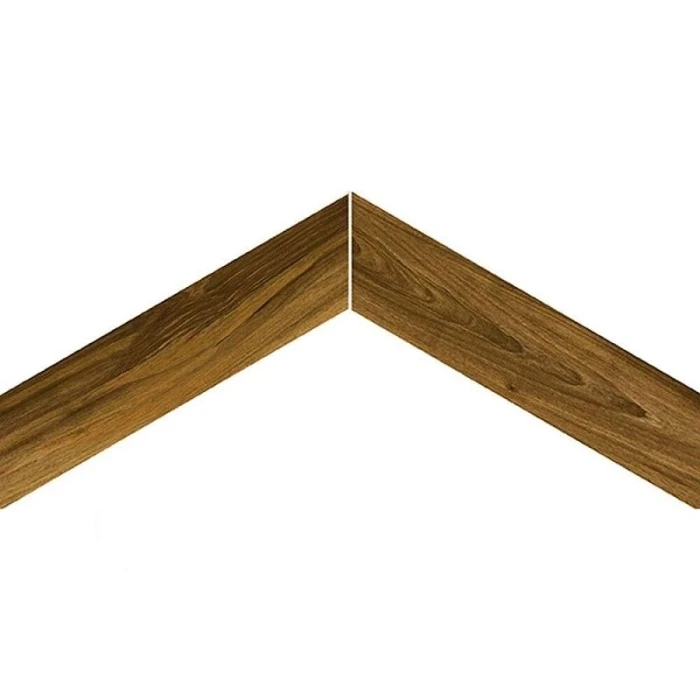 Emil Ceramica керамогранитная плитка sleekwood chevron 60° mohogany, арт. efcz