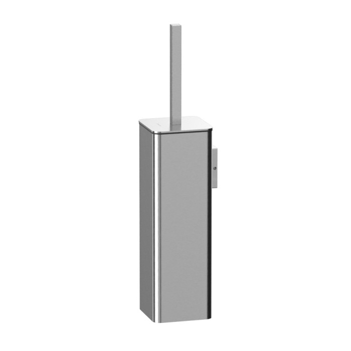 Ершик для унитаза, подвесной, Whitecross Cubo nickel brushed, брашированный никель арт. CU2472NIB