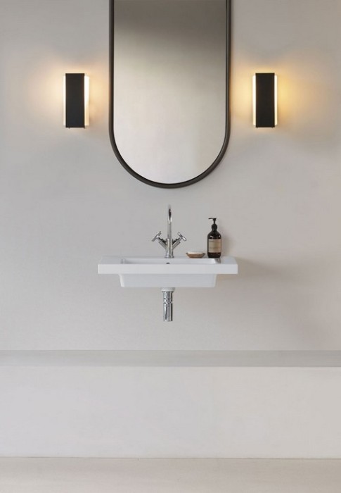 GSI Подвесная раковина 70х40х16 см, санфаянс, с отв. под смеситель, Norm - 8637111