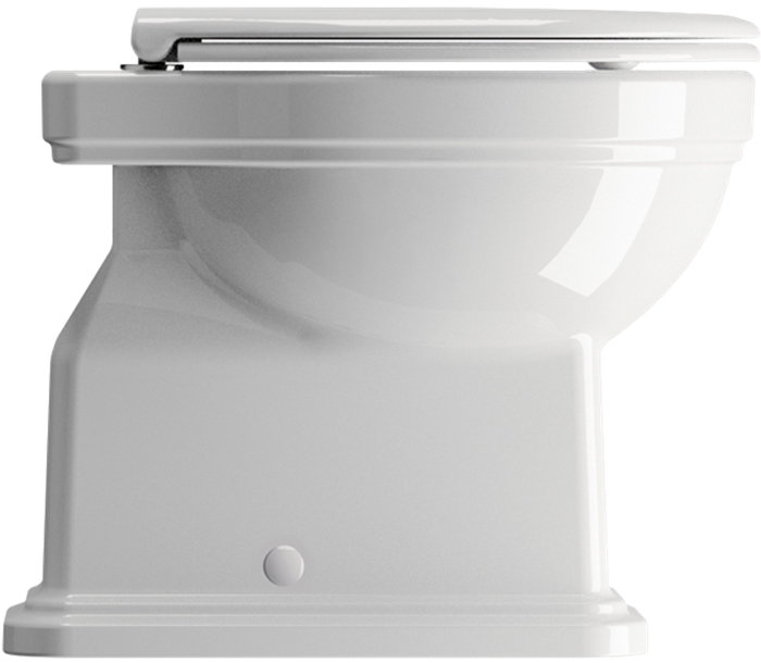 GSI Унитаз приставной 37х54 см, горизонтальный выпуск, без сиденья, Classic - 871111