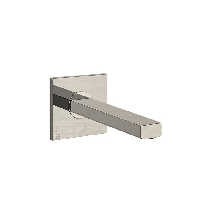 Gessi Настенный излив короткий, комбинируемый с удаленным управлением, Emporio Via manzoni, 38701#149 цвет: finox brushed nickel