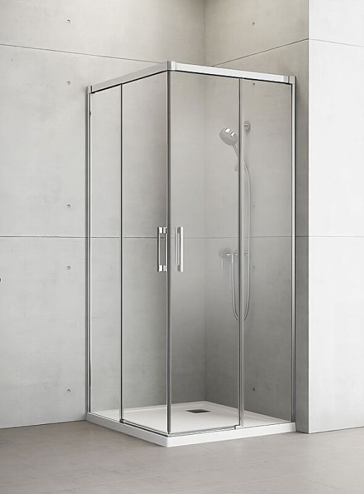 Radaway душевая дверь kdd 100 r профиль хром стекло прозрачное, Idea - 387062-01-01R