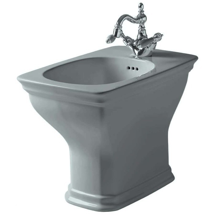 ArtCeram биде (напольное), cib002 34 00 civitas цвет: серый глянцевый