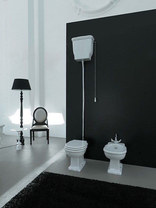 ArtCeram биде (напольное), heb002 01 00 3f hermitage цвет: белый глянцевый