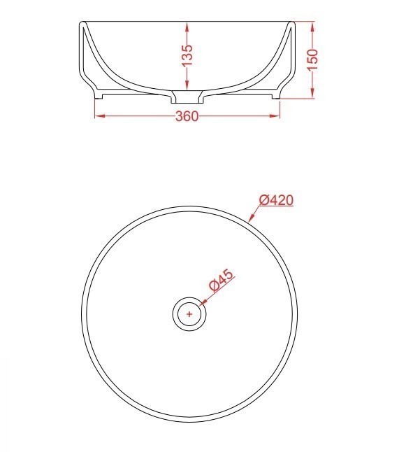 ArtCeram раковина (накладная), gil002 01 00 gio evolution цвет: белый глянцевый