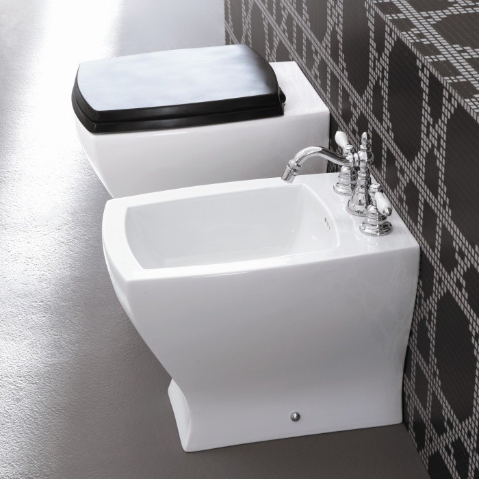 ArtCeram унитаз напольный, jzv002 01 00 jazz цвет: белый глянцевый