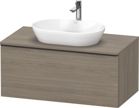 Duravit тумба подвесная под раковину 1000 мм х 550 мм и консолью, d-neo, de494803535 цвет: дуб терра