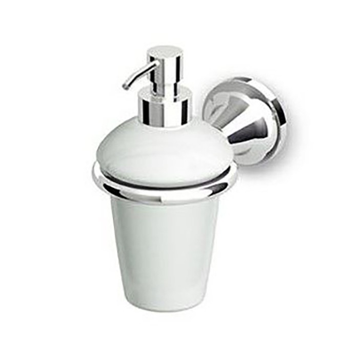 Zucchetti дозатор для мыла, подвесной, agora classic, хром/белый арт. zad415