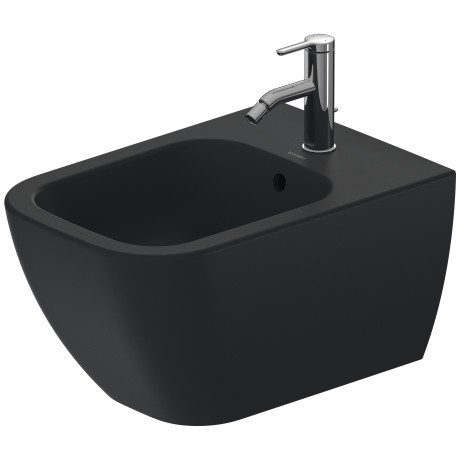 Duravit подвесное биде, happy d.2, 2258151300 цвет: черный матовый