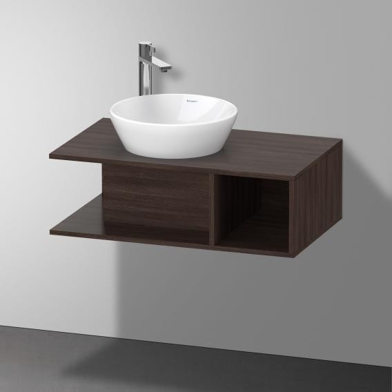 Duravit тумба подвесная под раковину 800 мм х 480 мм, d-neo, de491805353 цвет: каштан темный