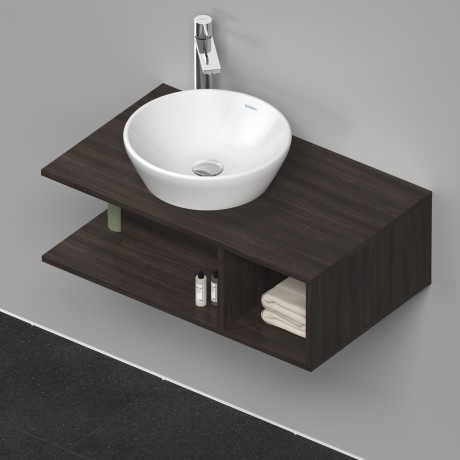 Duravit тумба подвесная под раковину 800 мм х 480 мм, d-neo, de491805353 цвет: каштан темный