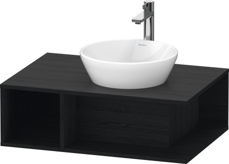 Duravit тумба подвесная под раковину 800 мм х 550 мм, d-neo, de495801616 цвет: чёрный дуб