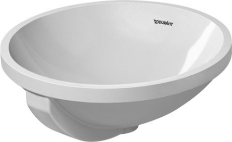 Duravit раковина встраиваемая снизу 43х43см, architec, 0468400000 цвет: белый