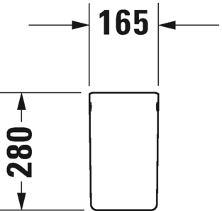 Duravit полупьедестал для раковины, me by starck, 0858410000 цвет: белый