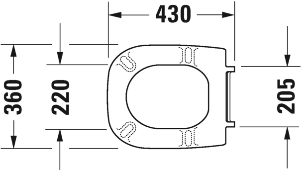 Duravit сиденье для унитаза с крышкой d-сode без автоматического опускания, d-code, 0067310000 цвет: белый