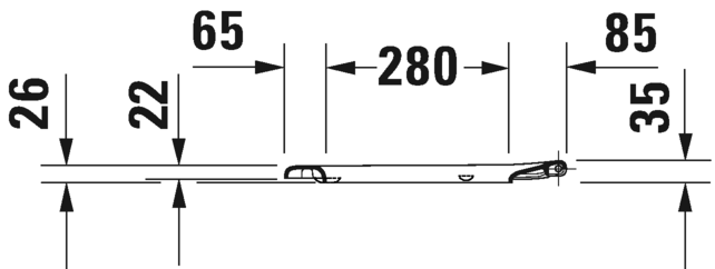 Duravit сиденье для унитаза с крышкой d-сode без автоматического опускания, d-code, 0067310000 цвет: белый
