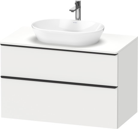 Duravit тумба подвесная под раковину 550 мм х 1000 мм, d-neo, de496801818 цвет: gres pietra grey opaco