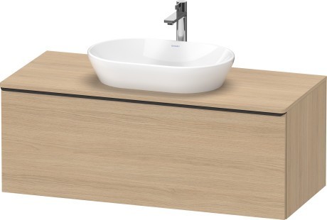 Duravit тумба подвесная под раковину 1200 мм х 550 мм и консолью, d-neo, de494903030 цвет: натуральный дуб