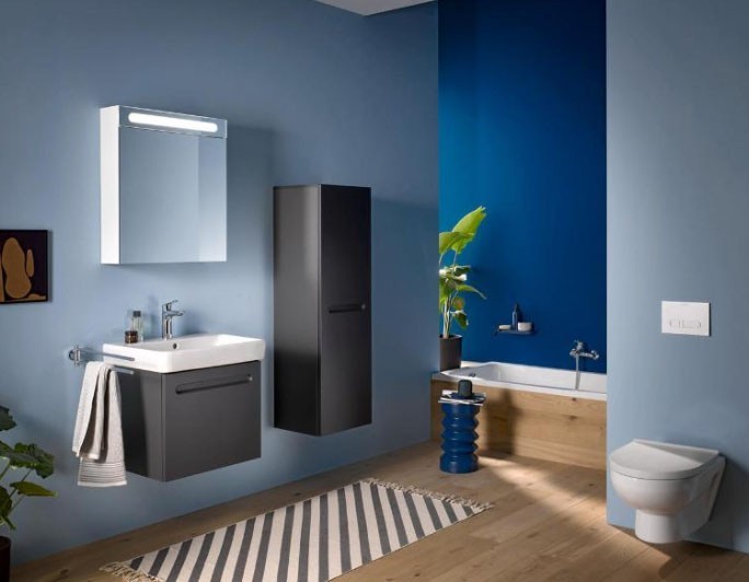 Duravit средний шкаф - пенал подвесной петли справа 400 мм х 1320 мм, no.1, n11308r49490000 цвет: графит матовый