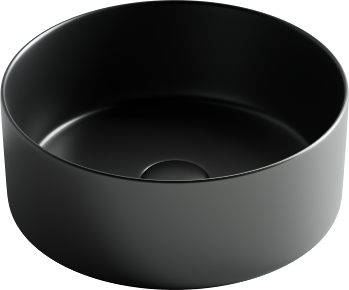 Ceramicanova раковина накладная element, cn6032mb цвет: чёрный
